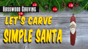 Carve a Simple Santa Ornament