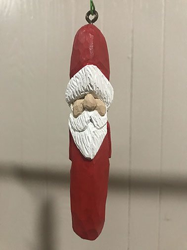 Carve a Simple Santa Ornament